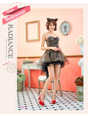 Lingeriecats Halloween Sexy Leopard Cat Kitty Party Dress Costume For Girl