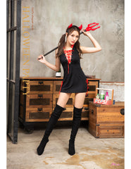 Lingeriecats Halloween Sexy Red Cutie Devil Demon Costume For Girl