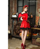 Lingeriecats Halloween Sexy Cute Hot Red Devil Demon 4-Pieces Costume For Girl - with Wings