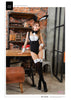 Lingeriecats Halloween Sexy Black Bunny 6 Piece Costume - White Ear