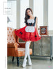 Lingeriecats Halloween Sexy Classical Deluxe Little Red Riding Hood 3 Piece Costume