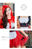 Lingeriecats Halloween Sexy Classical Deluxe Little Red Riding Hood 3 Piece Costume