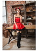 Lingeriecats Halloween Sexy Cute Hot Red Devil Demon 4-Pieces Costume For Girl - with Wings