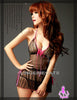 Chic Vertical Stripe Babydoll