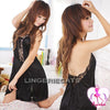 Fascinating Lace Halter-neck Rayon Chemise