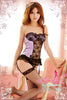 Tempting Sheer Corset Set