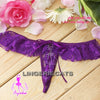 Flirtatious Purple Corset Set