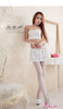 Lingeriecats Sexy Marshmallow skirt-like G-string Suspender Set