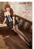 Lingeriecast Sexy Black Maid Costume 9 Pcs