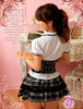 (Discn't) Lingeriecats Sexy Lovely School Girl 4 Pcs Costume