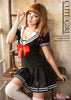 Lingeriecats Sailor Style School Girl Uniform Cosplay Costume Set