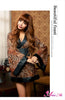 Lingeriecats Sexy Glamorous Leopard Japanese Kimono Outfit Cosplay Costume Set