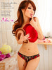 Stylish Seduction Bikini 3 Pcs Crotchless Panties Set