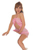 LINGERIECATS Cherry blossoms Pink Rayon Belly Dancer Cosplay Costume Set (Free Sport Pant Gift)