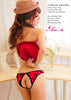 Stylish Seduction Bikini 3 Pcs Crotchless Panties Set