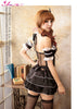 Lingeriecast Sexy Black Maid Costume 9 Pcs