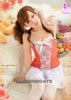 Red Hot 5 Pcs Babydoll Set with Stocking