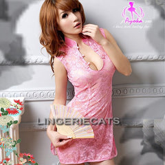 Hot Lace Chinese Cheongsam Costume