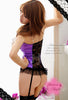 Black/Purple Corset Lingerie