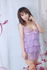 Purple Layered Cake Skirt Babydoll Lingerie (Plus Size)