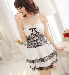 Sexy Lolita Princess Clubwear Costume White Dress