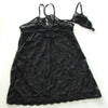 Elegant Mesh Black Babydoll Lingerie Dress