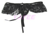 Flirty Black Lace Babydoll Lingerie G-String