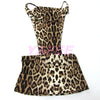 Sexy Leopard Backless V-neck Clubwear Lingerie Dress